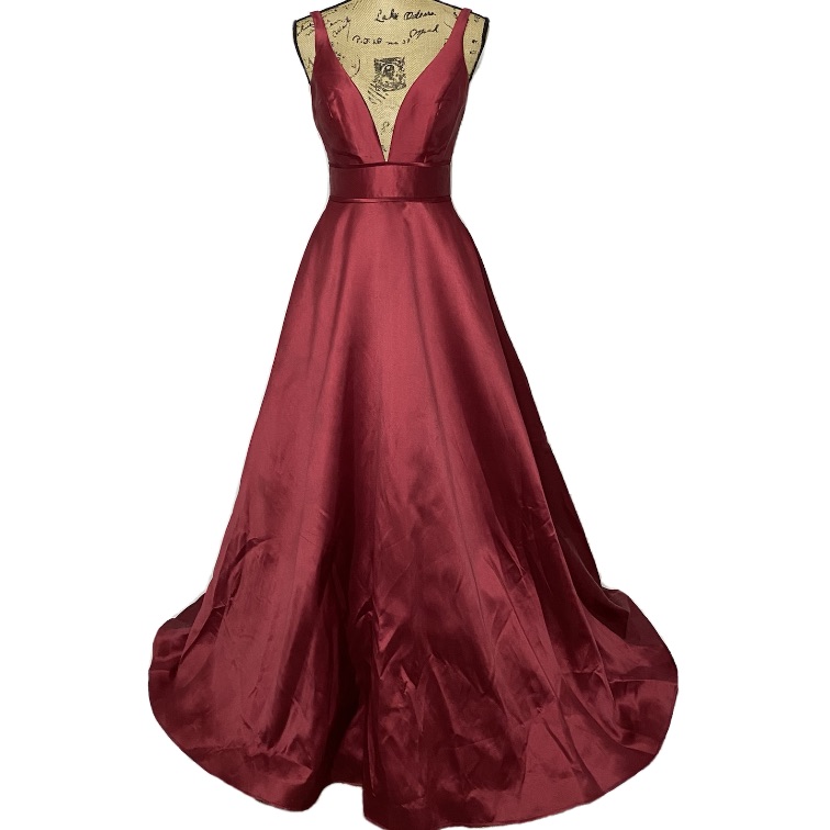 Mac Duggal Red Ball Gown